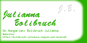 julianna bolibruch business card